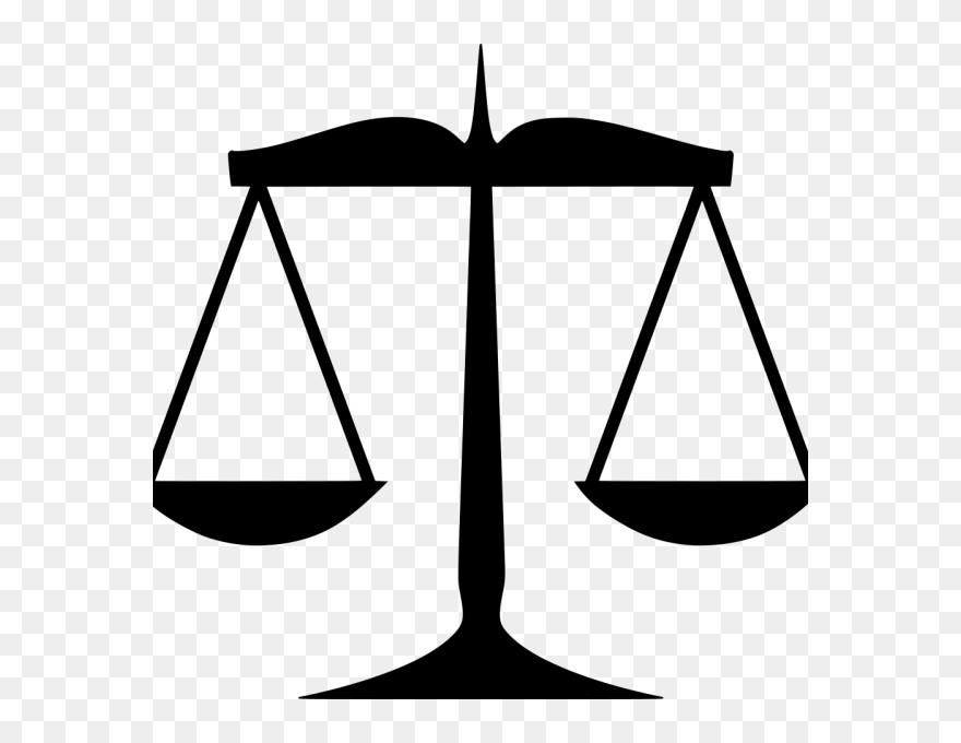 Scales Of Justice Clip Art - Png Download
