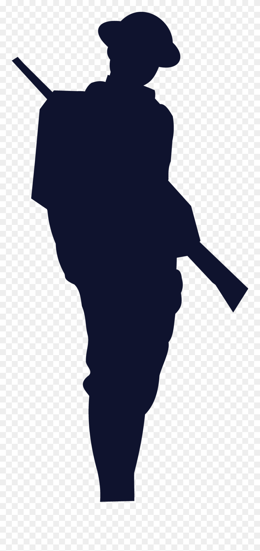 United States World War I Centennial Commission World - Transparent Ww2 Soldier Silhouette Clipart