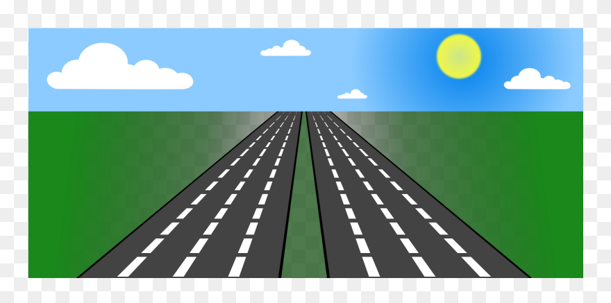 Highway Clipart - Png Download