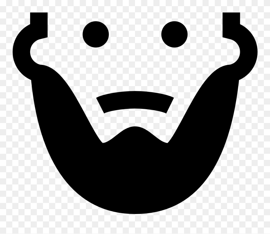 Free Bearded Face Png No Background - Icon Clipart