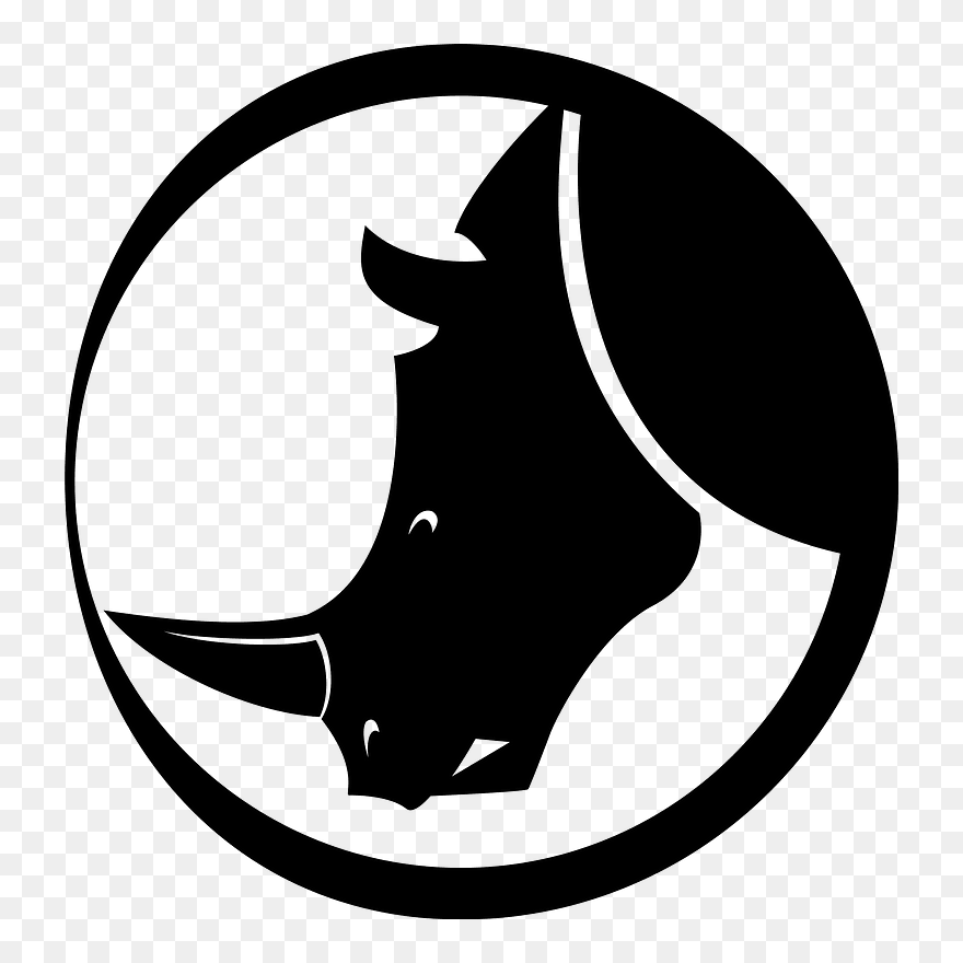 Rhyno Logo Clipart - Rhino Vector - Png Download