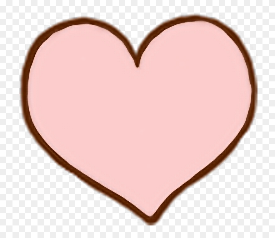 Cute Pink Heart Clipart Jpg Free Library Korean Korea - Pink Heart Cute Heart Clipart - Png Download