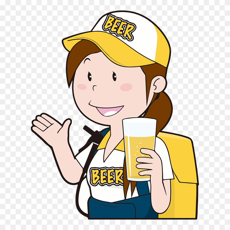 Beer Girls Clipart - Clip Art - Png Download