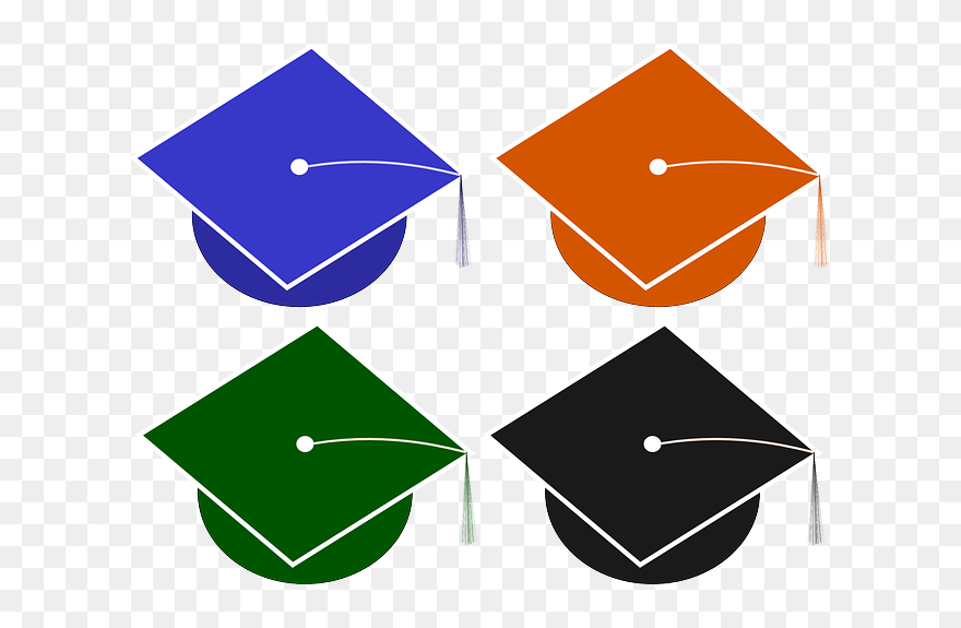 Hat, Graduation, School, Cap, Collage, Student - Tassel Clipart - Png Download