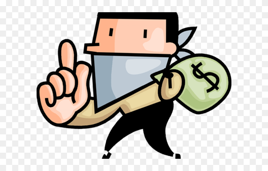 Transparent Bank Robber Clipart , Png Download - Bank Robber Clipart