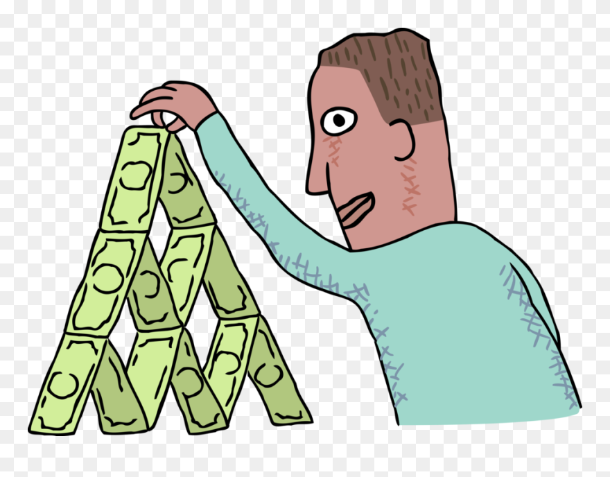 Transparent Cartoon Dollar Bill Clipart - Illustration - Png Download