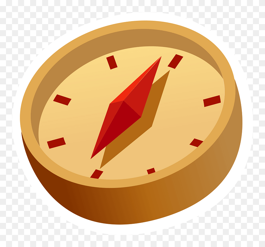 Compass Clipart - Cute Compass Clipart - Png Download