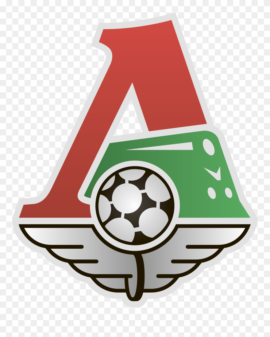 Emblem Of The Football Club Lokomotiv Moscow - Lokomotiv Moscow Logo Png Clipart