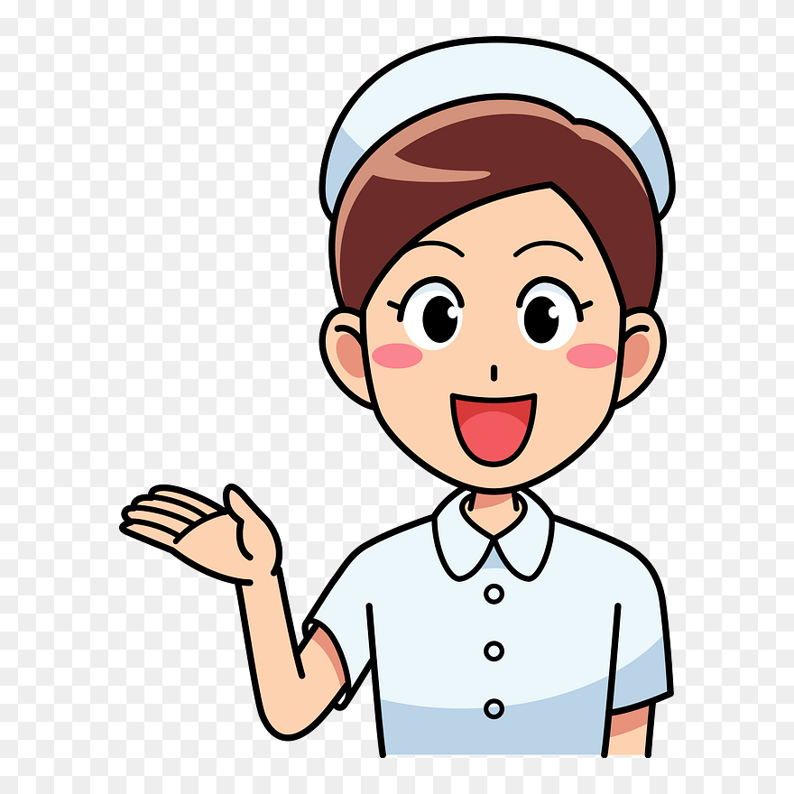 Woman Nurse Guide Clipart - Cartoon Nurse Png Transparent Png