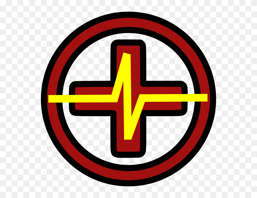 Transparent Cpr Clipart - Cartoon First Aid Sign - Png Download