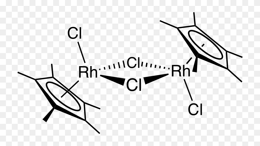 File - Cp*2rh2cl4new - Ir2 Μ Cl 2 Co 4 Clipart