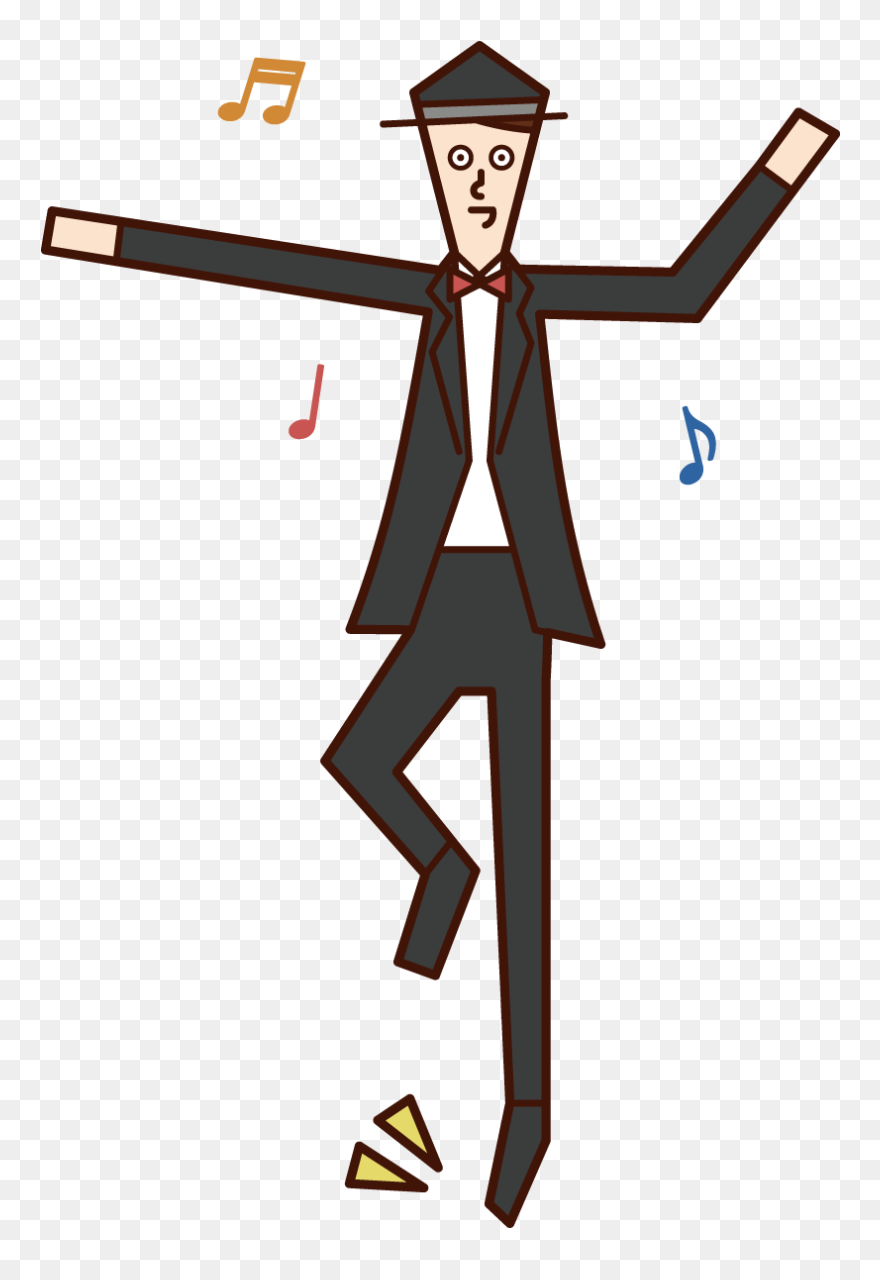 Illustration Of Tap Dancer - Illustration Clipart