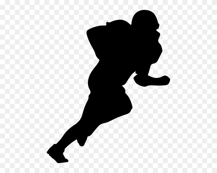 American Football American Football Player Sport - American Football Silhouette Png Clipart