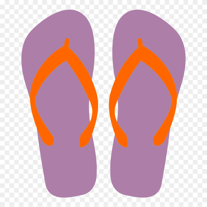 Flip Flops Transparent & Png Clipart Free Download - Flip Flops Clipart Png