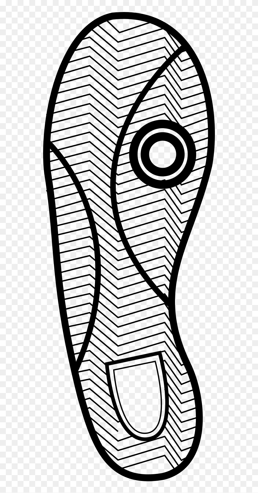 Shoe Print Clip Art - Png Download