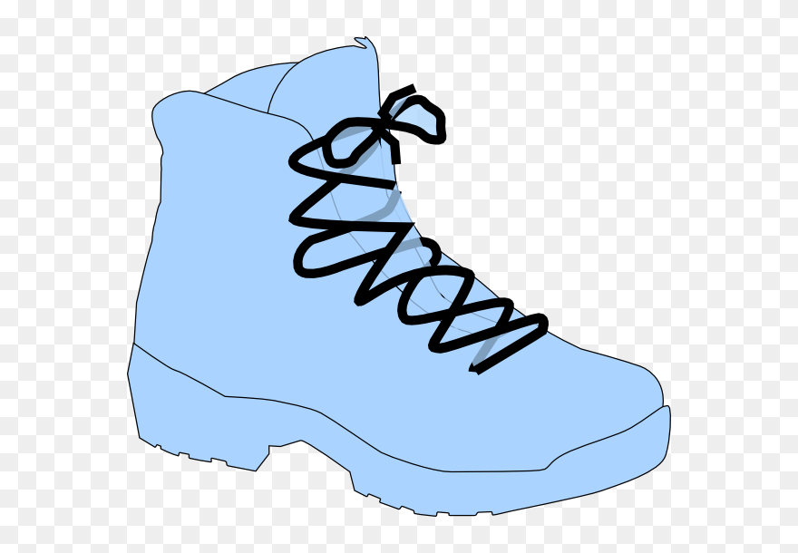 Clipart Walking Walking Shoe - Hiking Boot Clip Art - Png Download
