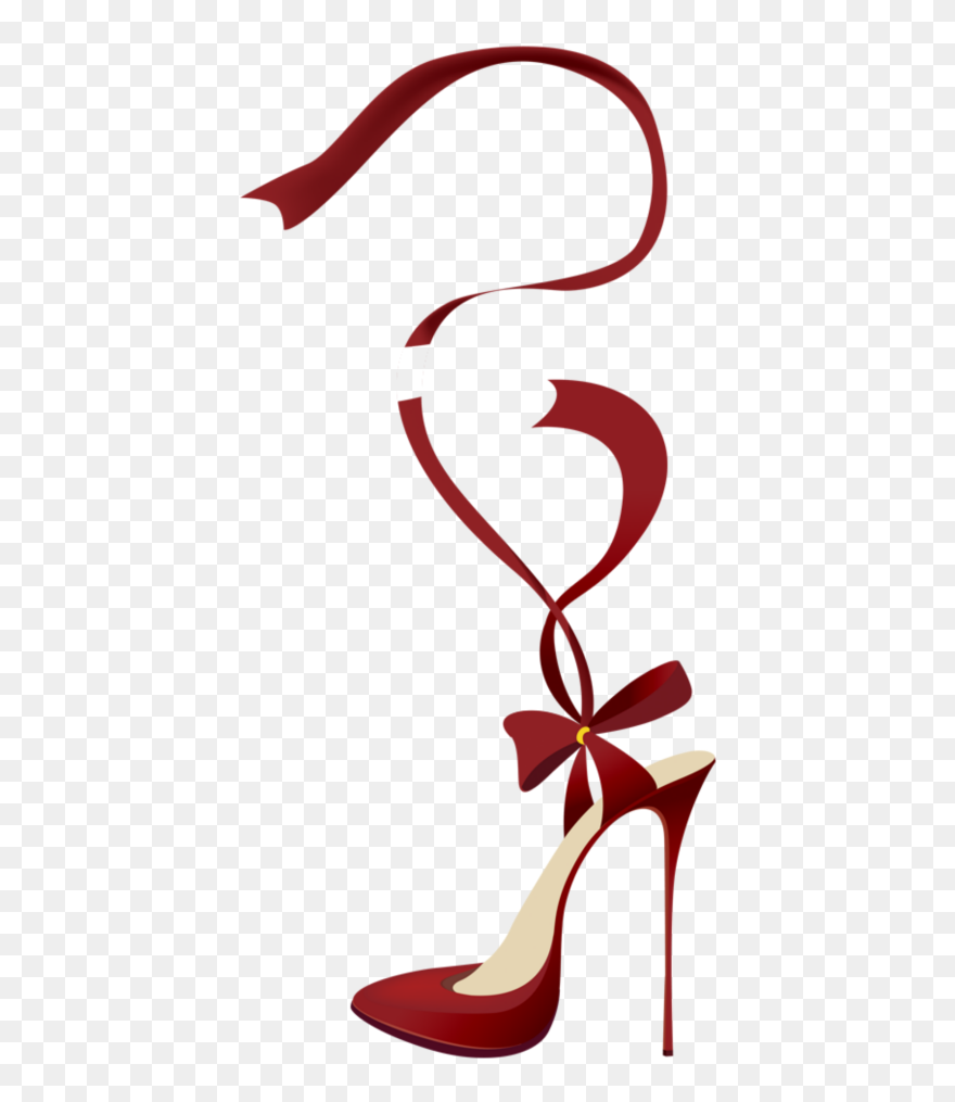 #mq #red #shoe #shoes #highheel - High Heels Clipart