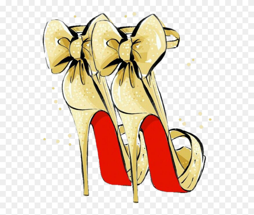 Christian Louboutin Megan Hess Clipart