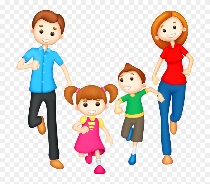 Mother Clipart Father Child, Mother Father Child Transparent - Family Clipart - Png Download