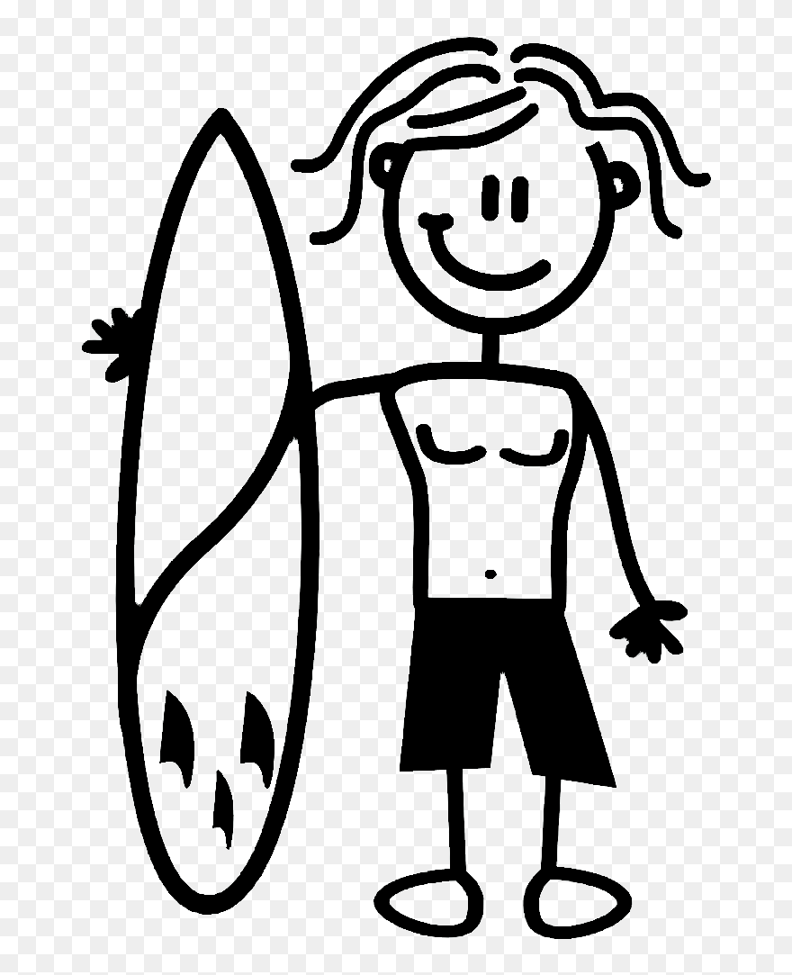 Mother Cooking - My Family Stickers Boy Clipart