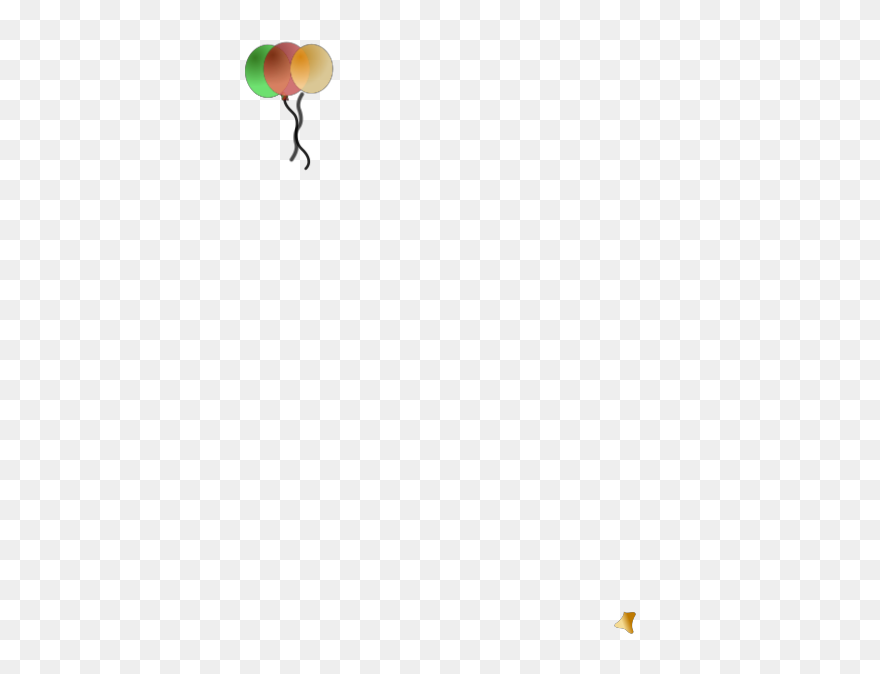 Birthday Balloons Svg Clip Arts - Parachuting - Png Download