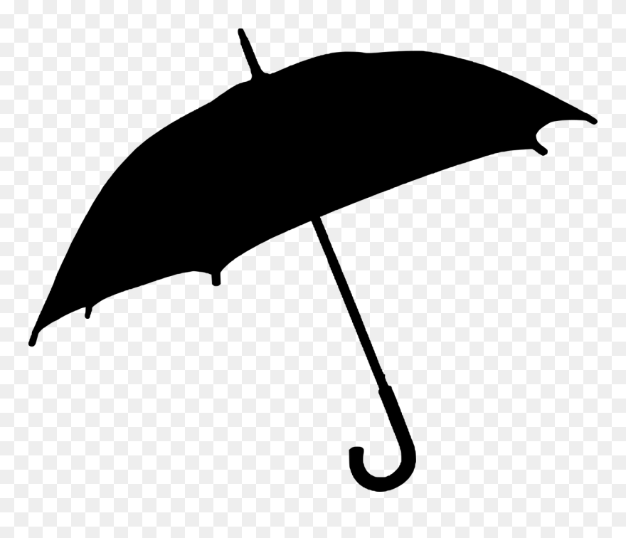 Umbrella Silhouette Clipart