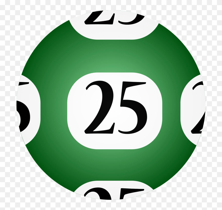 Ball,area,symbol - Lottery Ball Number 25 Clipart