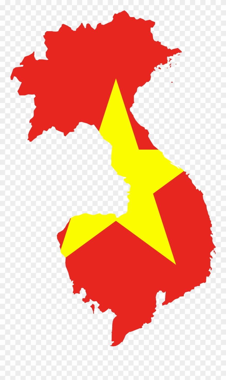 Vietnam Flag Cliparts - Vietnam War: The Vietnam War In 50 Events: From The - Png Download