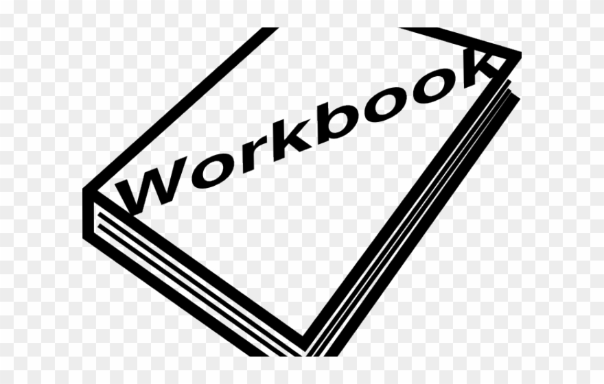 Workbook Cliparts - Closed Book Clip Art - Png Download
