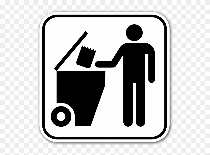 Boy Picking Up Trash Vector Can Stock Photo - Waste Clipart - Png Download