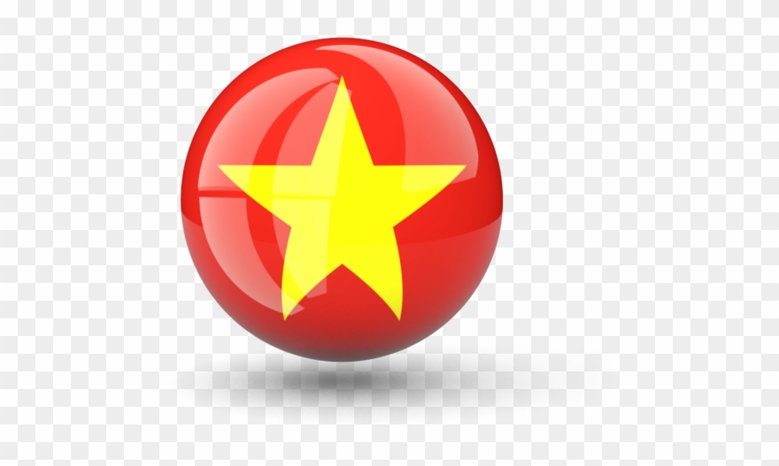 Vietnam - Vietnam Flag Icon Png Clipart