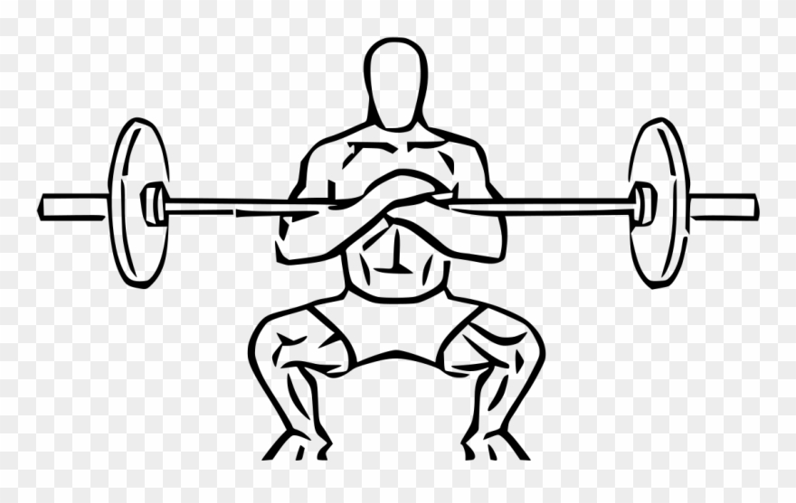 File Zecher Squats Svg - Overhead Squat Clipart