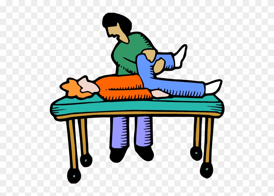 Phyiscal Therapist Working With A Patient - Physical Therapy Clipart - Png Download