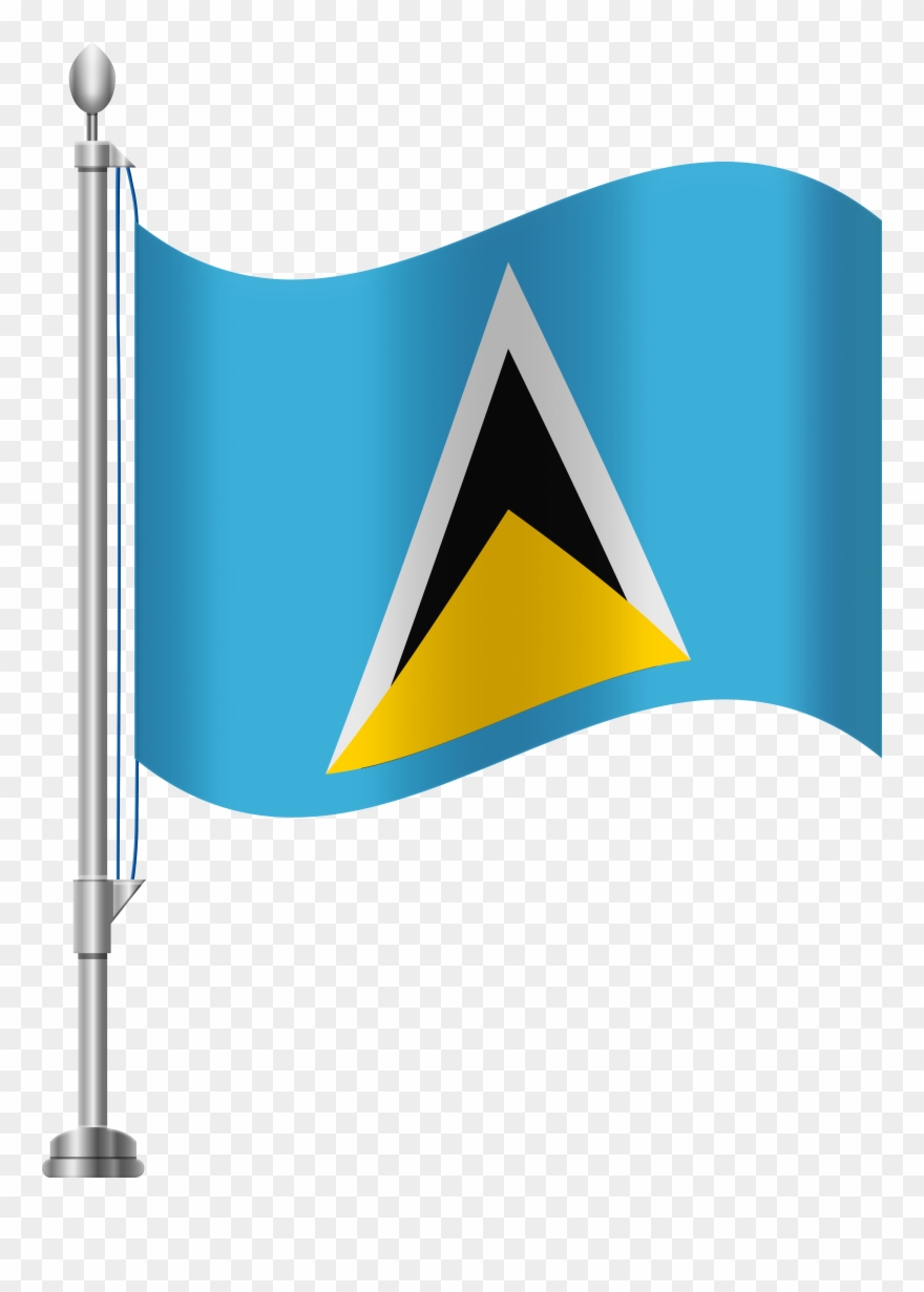 St Lucia Flag Png Clip Art Transparent Png