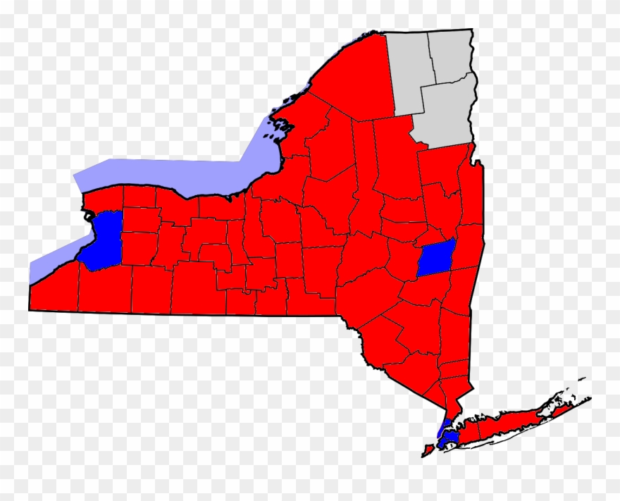United States Senate Election In New York, 2000 - Washington State Split Into Two States Clipart