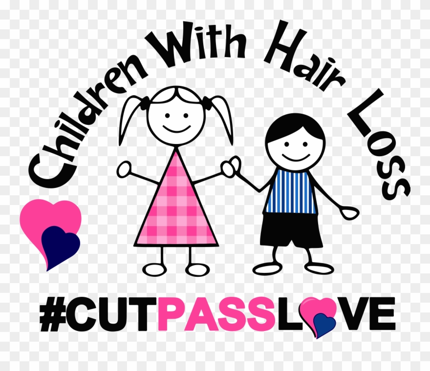Image - Children With Hair Loss Logo Clipart
