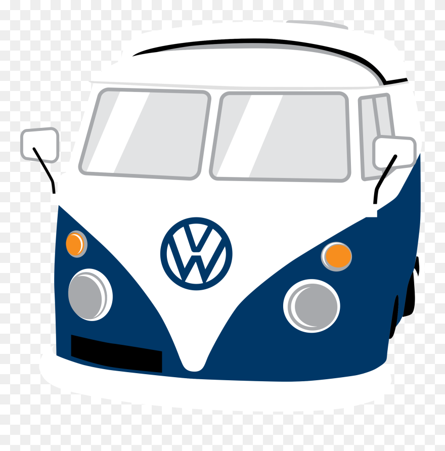 Onlinelabels Clip Art - Elgate Official Vw Camper Van Metal Bottle Opener + - Png Download