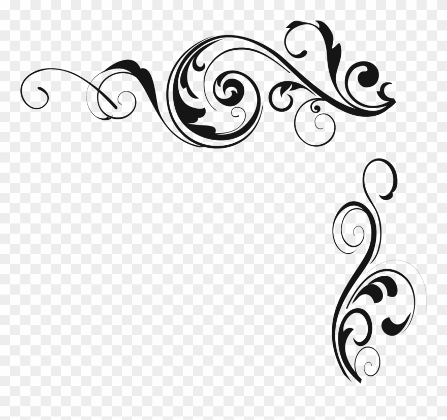 Google Search Kitchen Aid Recipes, Kitchen Aid Mixer, - Corner Flourish Clip Art - Png Download