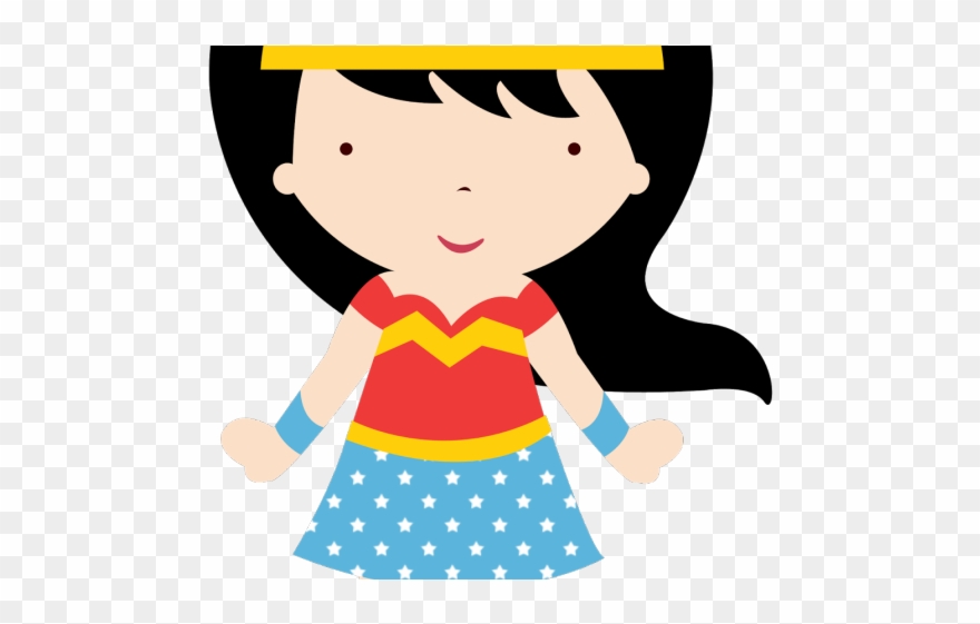 Mask Clipart Wonderwoman - Wonder Woman Baby Clipart - Png Download