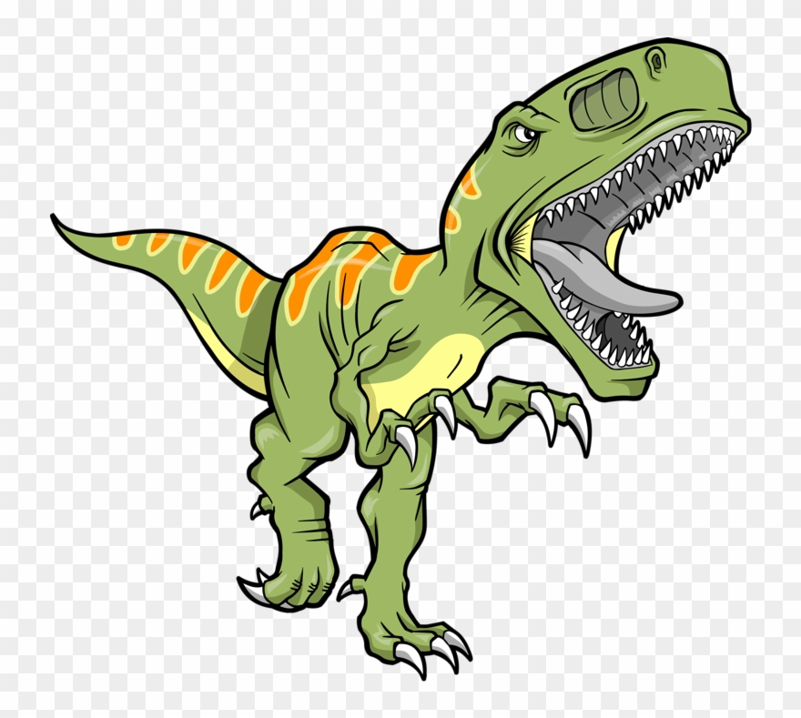 He May Not Be So Cute,but He Is A Dinosaur - T Rex Clipart Free - Png Download