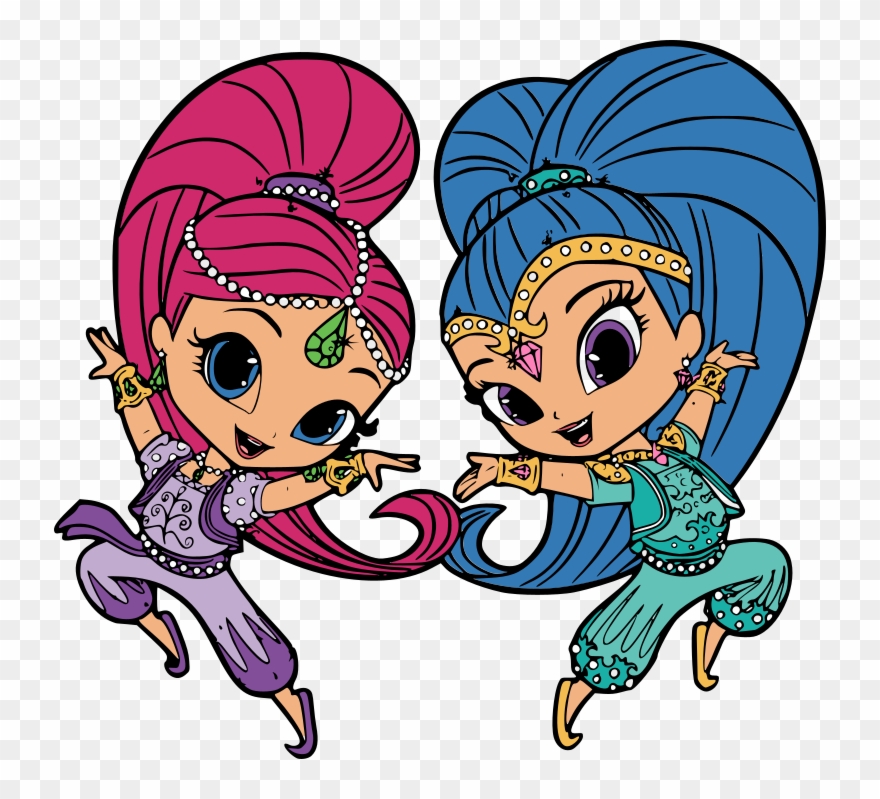 Shimmer And Shine Kartun Clipart