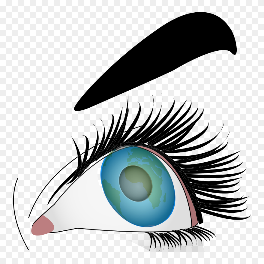 Eyelash Computer Icons Cosmetics - Gambar Eyelash Extension Kartun Clipart