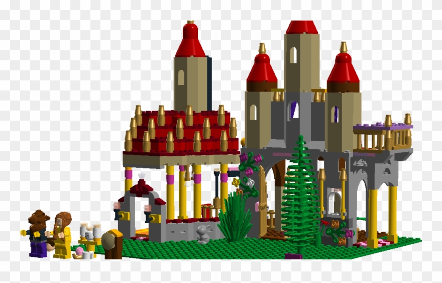 Beauty And The Beast Castle - Lego Clipart
