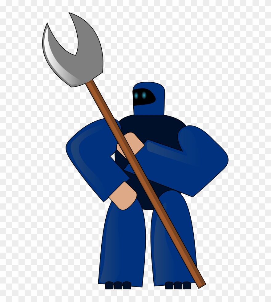 Unpicassed Big Hero Svg Vector File, Vector Clip Art - Knight With Axe Clipart - Png Download