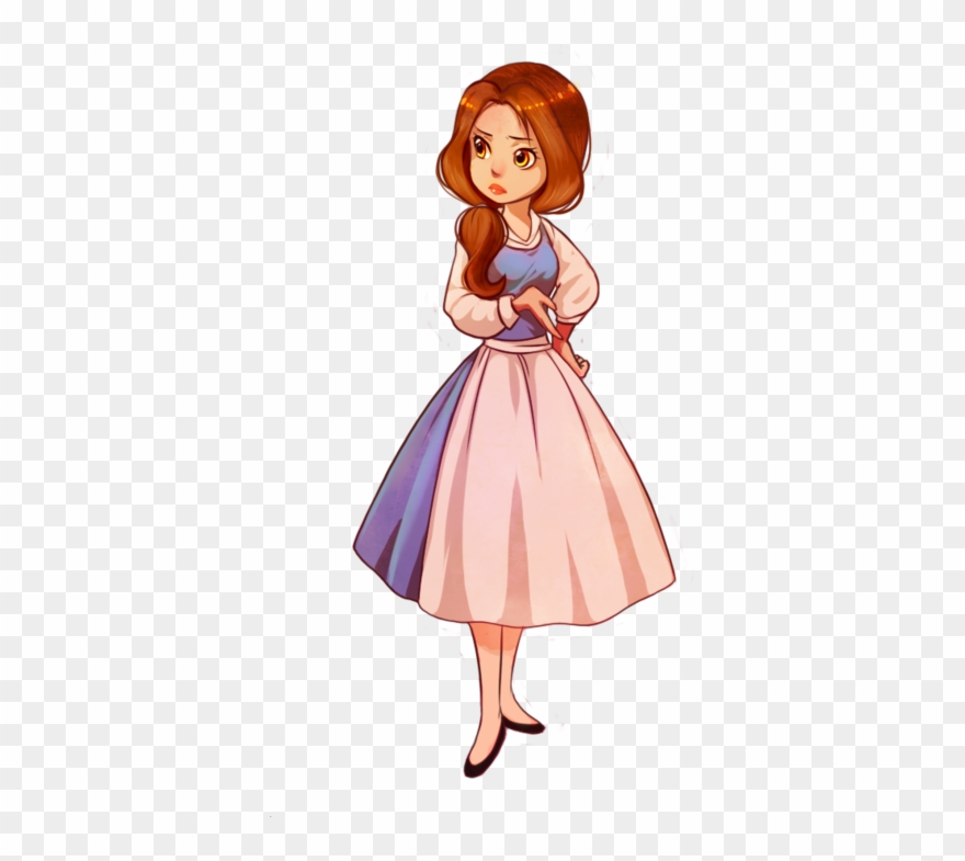 Disney Dreams - Anime Belle Beauty And The Beast Clipart