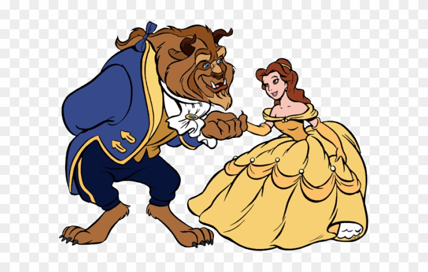 Beast Bowing To Belle Clipart