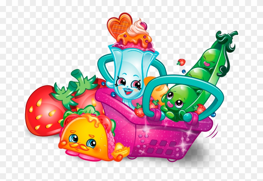 Shopkins Drawing Autocad Dxf - Shopkins Personajes Png Clipart