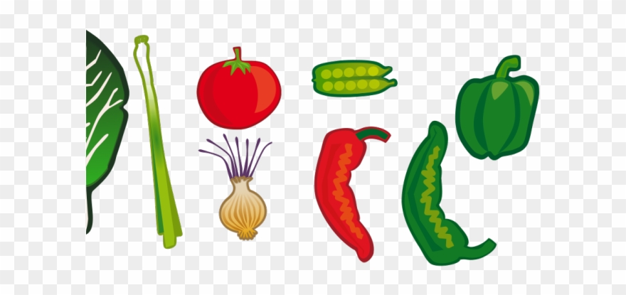 Vegetables Clipart Border Design - Vegetable Clip Art - Png Download