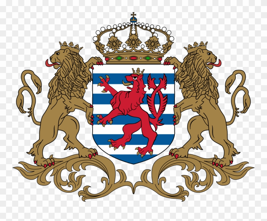 Coat Of Arms Of Luxembourg - Luxembourg Coat Of Arms Png Clipart