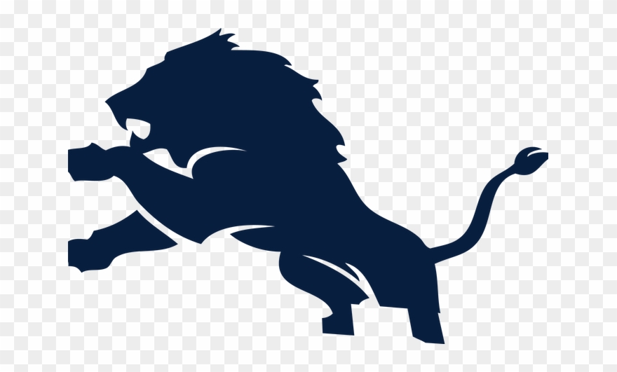 Lion Roaring Silhouette At Getdrawings Com Free - Pope John High School Lions Clipart